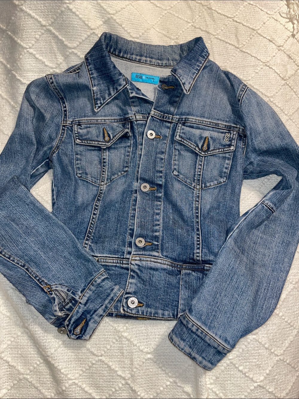 S Light Blue Denim Jacket - Classic Jean Jacket
